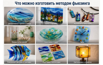 Что такое фьюзинг: технология спекания стекла и ее возможности